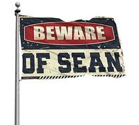 Man Cave Rules Beware Of Sean Flag Cool Garden Flag Bandiere per la camera delle ragazze (152 x 244 cm)