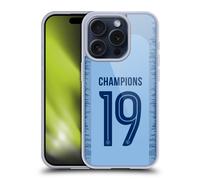 MAN CITY FC 2019 CHAMPIONS CUSTODIA COVER MORBIDA IN GEL PER APPLE iPHONE PHONES
