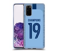 MAN CITY FC 2019 CHAMPIONS CUSTODIA COVER MORBIDA IN GEL PER SAMSUNG TELEFONI 1