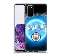 MAN CITY FC 2019 CHAMPIONS CUSTODIA COVER MORBIDA IN GEL PER SAMSUNG TELEFONI 1