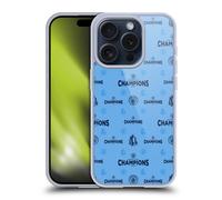 MAN CITY FC 2021 LEAGUE CHAMPIONS CUSTODIA COVER MORBIDA IN GEL PER APPLE iPHONE