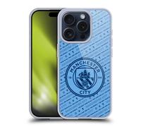 MAN CITY FC PATTERN CUSTODIA COVER MORBIDA IN GEL PER APPLE iPHONE TELEFONI