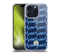 MAN CITY FC PATTERN CUSTODIA COVER MORBIDA IN GEL PER APPLE iPHONE TELEFONI