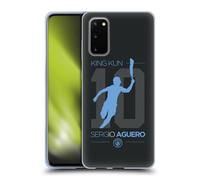 MAN CITY FC SERGIO AGÃERO 10 ANNI CUSTODIA COVER MORBIDA IN GEL PER SAMSUNG 1