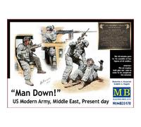 Man Down US Modern Army, Middle East, Present Daymaquette Personaggio
