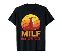 Man I Love Foxes T-Shirt for a Fox Lover Maglietta