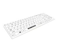Man-Machine Its Cool Flat Full-size (100%) Cablato USB QWERTZ Bianco ICF/DE/W5