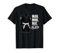Man Mind Mat Jiu-Jitsu Filosofia Maglietta