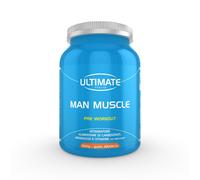 ULTIMATE ITALIA Man Muscle Pre Workout Arancia, 500 grammi