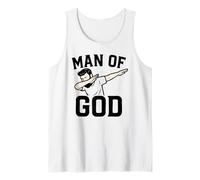 Man of God Dab for Christian Dad Father’s Day Canotta