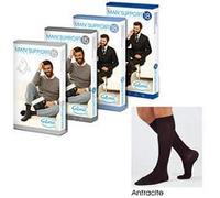 Gloria Med Man'Support 18 Gambaletto In Cotone Taglia 3 Colore Antracite 1 Paio