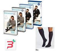 Gloria Med Man'Support 18 Gambaletto Sintetico Taglia 4 Colore Blu 1 Paio