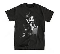 Man Tee Stevie Ray Vaughan Guitar Blues Rock Legend SRV T Shirts Men Black S