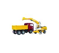 Bruder Camion Man Con Escavatore Liebherr 0 Per Bambini da 3 + Anni - 2751