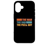 Man The Dad The Pizza Delivery Guy per gli amanti della pizza Custodia per iPhone 16