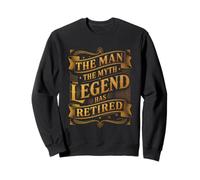 Man The Myth Legend ha ritirato Il veterano della Pensione Felpa