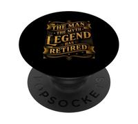 Man The Myth Legend ha ritirato il veterano della pensione PopSockets PopGrip Adesivo