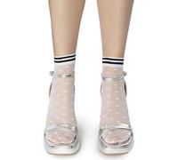MANA MANA Pop Socks Donna Caviglia - Calzini Trasparenti Eleganti E Comodi Design Originale Pazzo Divertente Adatti A Tutti I Vestiti Ogni Occasione Made In Italy