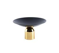 MANAFEEL Piatto da Portata di Frutta Home Soggiorno Tavolino Decorazione del desktop Piatto di frutta moderno in metallo Decorazione del piatto di frutta secca con caramelle Piatti di Frutta(Size:M)