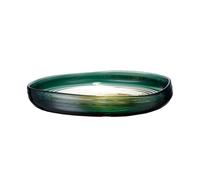 MANAFEEL Piatto da Portata di Frutta Piatto da frutta in vetro colorato fatto a mano, soggiorno, luce, lusso, nordico, trasparente, piatto da frutta, ornamenti Piatti di Frutta