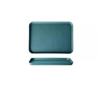 MANAFEEL Piatto da Portata di Frutta Piatto da frutta nordico Vassoio da tè Piatto rettangolare Vassoio semplice Piatto da frutta decorativo for soggiorno domestico Piatti di Frutta(Size:35cm)