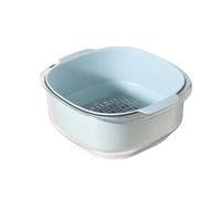 MANAFEEL Piatto da Portata di Frutta Piatto di frutta Creativo a doppio strato Lavello Scarico Cestino Cucina Stoccaggio domestico Piatto di frutta Soggiorno Ciotola di frutta Piatti di Frutta