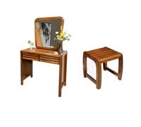 MANAFEEL Toeletta in legno per la casa, camera da letto, toletta in stile cinese con specchio, scrivania per trucco