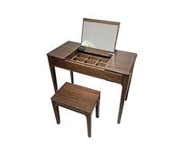 MANAFEEL Toeletta in legno, tavolo da toeletta ribaltabile, per camera da letto, toeletta