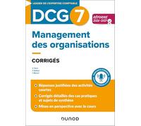 Management des organisations DCG 7: Corrigés