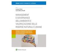 Management e governance dell'ambiente e valorizzazione delle risosrse naturali e umane