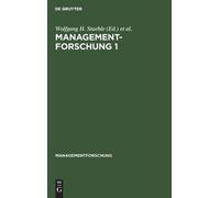 Managementforschung 1 (Copertina rigida) Managementforschung