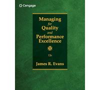 Managing for Quality and Performance Excellence