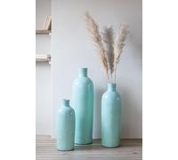 Manahee Design | Vaso Justine in cemento blu 100x27x27 cm | Cemento | Blu