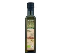 Manako BIO Olio di lino umano, pressato a freddo, 100% puro, flacone di vetro da 250 ml (1 x 0,25 l)