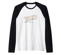 Mañana Vintage Look Lettering Mañana Maglia con Maniche Raglan