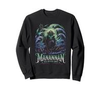 Manannán Sea Witch Lord Celtico Oceano Dio Mitologia Felpa
