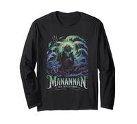 Manannán Sea Witch Lord Celtico Oceano Dio Mitologia Maglia a Manica
