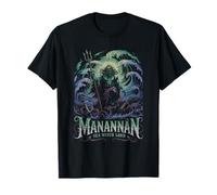 Manannán Sea Witch Lord Celtico Oceano Dio Mitologia Maglietta