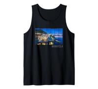 Manarola Cinque Terre La Spezia Retro Italia Souvenir Canotta