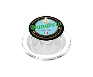 Manarola Cinque Terre La Spezia Retro Italia Vintage PopSockets PopGrip per MagSafe