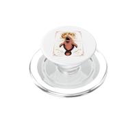 Manatee Howling to the Moon Sea Cow Ocean Parody PopSockets PopGrip per MagSafe