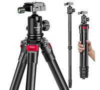 Manbily Kit monopiede per fotocamera DSLR in alluminio da 63 pollici, compatto e leggero, 5 secondi invertono rapidamente la colonna centrale, adatto per il lavoro di viaggio (YS-254)
