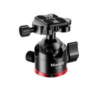 Manbily Testa A Sfera Bassa da 36 mm con Piastra A Sgancio Rapido A Vite da 1/4 Pollici A 3/8 Pollici per Monopiede, Videocamera e Treppiede per