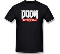 MaNboc Doom Eternal Men's T-Shirt Black Unisex Mens Tees L