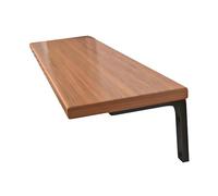 Mancano scaffali galleggianti lunghi montati a parete per scaffali per cornici di immagini decorazioni decorazioni in camera da letto soggiorno Walnut 20 * 70cm