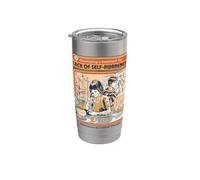 Mancanza Di Auto Consapevolezza Vintage Scienza Sarcasmo Grafico Bicchiere termico in acciaio inox doppia parete