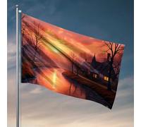 Mancave Accessories - Poster divertente da uomo con scritta "Serenity in the Village", 152 x 244 cm
