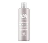ManCave Bagnoschiuma Uomo Hinoki Wood 500ml, Gel Doccia con note di Hinoki, Cedro e Muschio, Formula Naturale, Senza Solfati, Doccia Schiuma Vegano, Plastiche Riciclate, Prodotto in Inghilterra