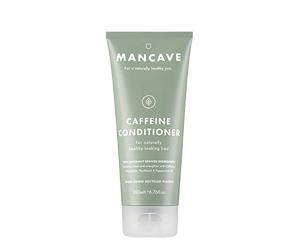 ManCave Balsamo alla caffeina per uomo, incoraggia la crescita sana dei capelli, condiziona e rafforza con caffeina, burro di karitè e pantenolo, naturale, vegano, cruelty free, 200 ml