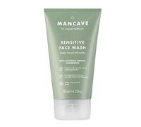 ManCave Detergente viso sensibile da 125 ml per uomo, pulisce e nutre la pelle con estratto di cetriolo, tè bianco e aloe vera, dermatologicamente testato, formulazione naturale, vegano